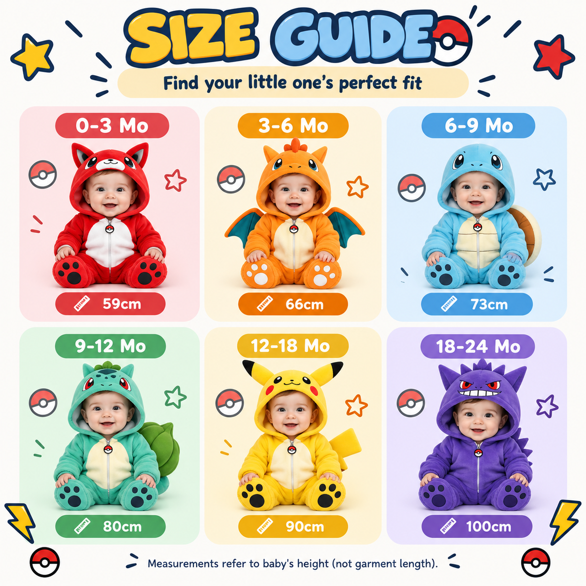 Pokemon Baby PJs